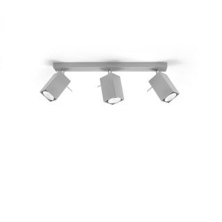 Sollux Lighting Plafon MERIDA 3 szary