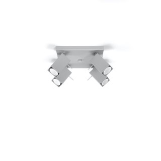 Sollux Lighting Plafon MERIDA 4 szary