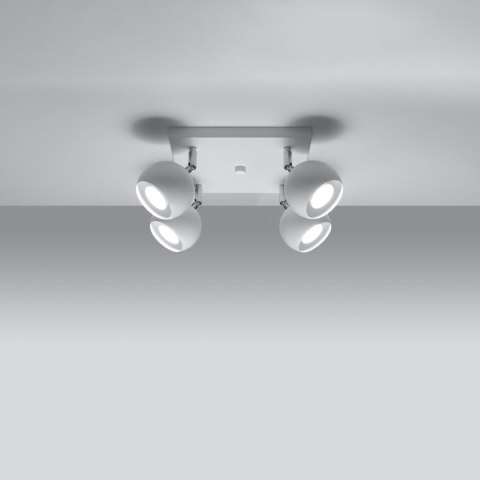 Sollux Lighting Plafon OCULARE 4 biały