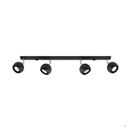 Sollux Lighting Plafon OCULARE 4L czarny
