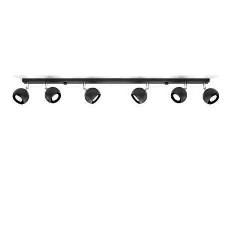 Sollux Lighting Plafon OCULARE 6L czarny