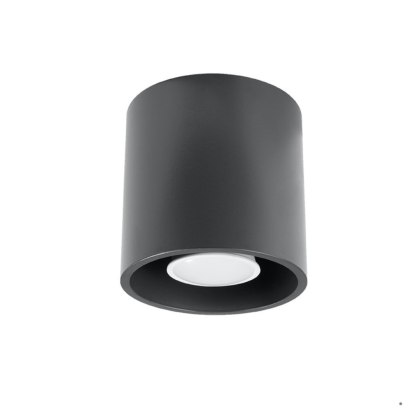 Sollux Lighting Plafon ORBIS 1 antracyt