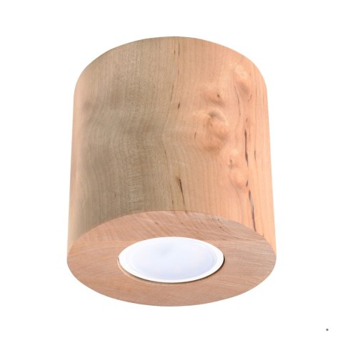 Sollux Lighting Plafon ORBIS naturalne drewno