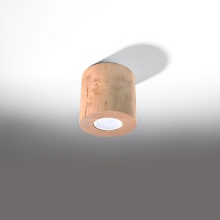 Sollux Lighting Plafon ORBIS naturalne drewno