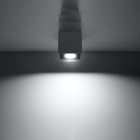 Sollux Lighting Plafon QUAD 1 antracyt