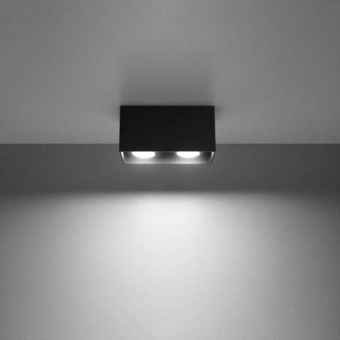 Sollux Lighting Plafon QUAD MAXI czarny