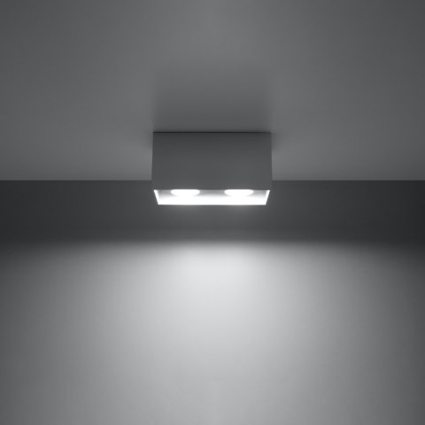 Sollux Lighting Plafon QUAD MAXI szary