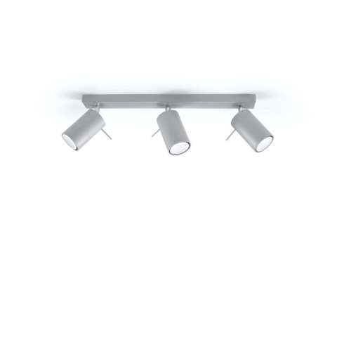 Sollux Lighting Plafon RING 3 szary
