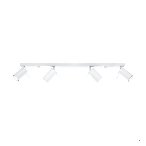 Sollux Lighting Plafon RING 4L biały