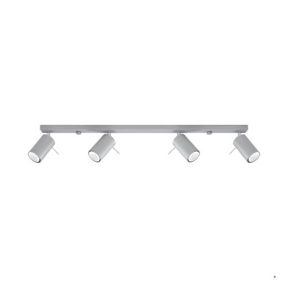 Sollux Lighting Plafon RING 4L szary