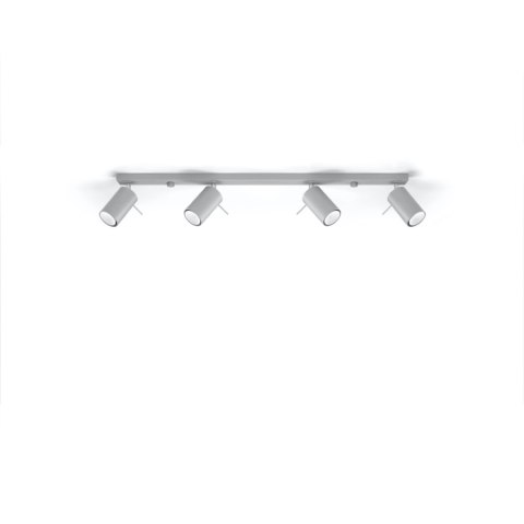 Sollux Lighting Plafon RING 4L szary