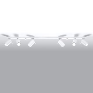 Sollux Lighting Plafon RING 6L biały
