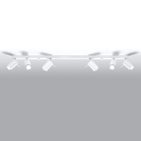 Sollux Lighting Plafon RING 6L biały