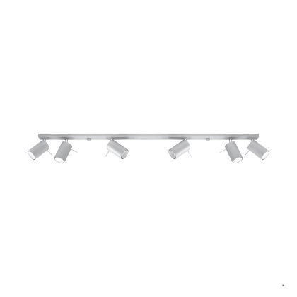 Sollux Lighting Plafon RING 6L szary