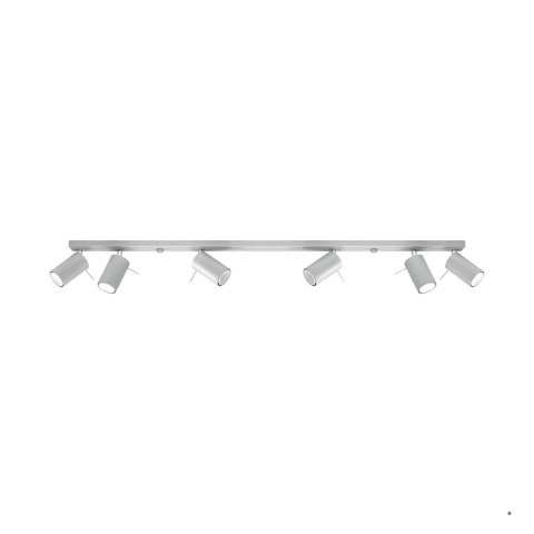Sollux Lighting Plafon RING 6L szary