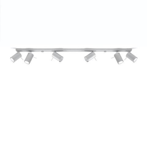Sollux Lighting Plafon RING 6L szary