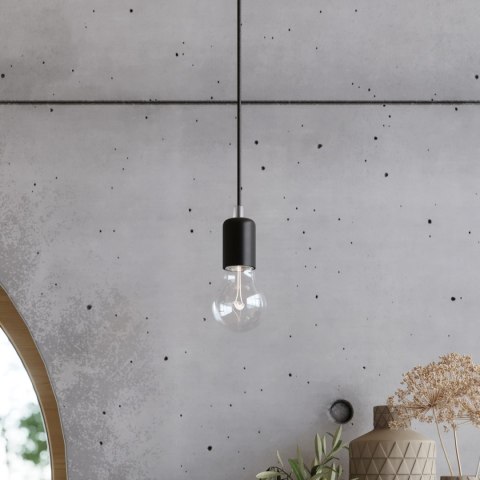 Sollux Lighting Żyrandol EDISON 7 czarny