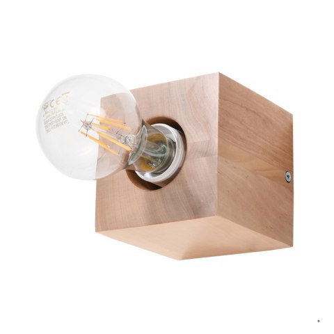 Sollux Lighting Kinkiet ARIZ naturalne drewno