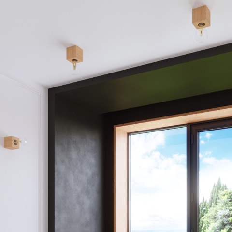 Sollux Lighting Kinkiet ARIZ naturalne drewno