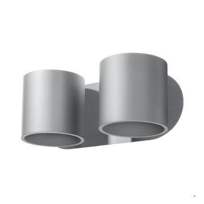 Sollux Lighting Kinkiet ORBIS 2 szary