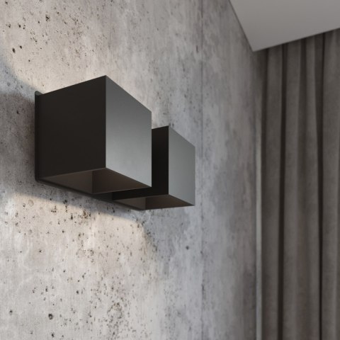 Sollux Lighting Kinkiet QUAD 2 czarny