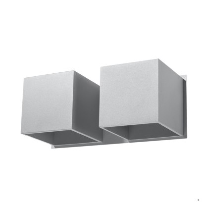 Sollux Lighting Kinkiet QUAD 2 szary