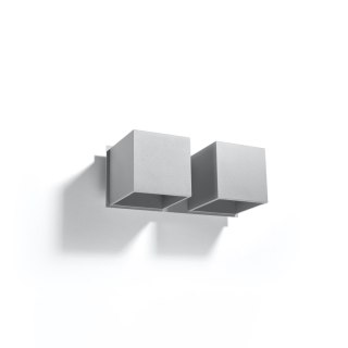 Sollux Lighting Kinkiet QUAD 2 szary