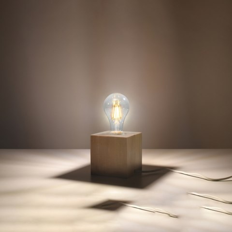 Sollux Lighting Lampa biurkowa ARIZ naturalne drewno