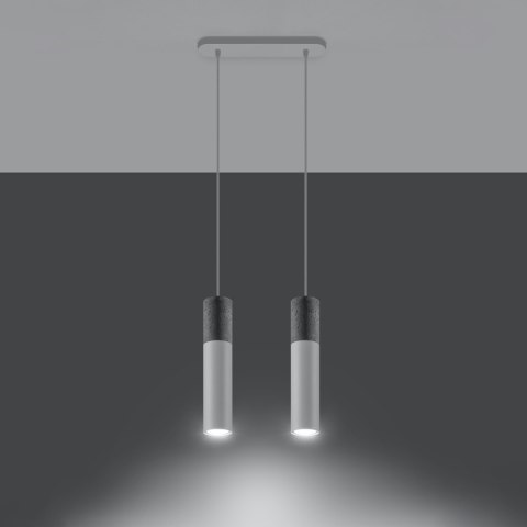 Sollux Lighting Lampa wisząca BORGIO 2 biały