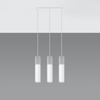 Sollux Lighting Lampa wisząca BORGIO 3L biały