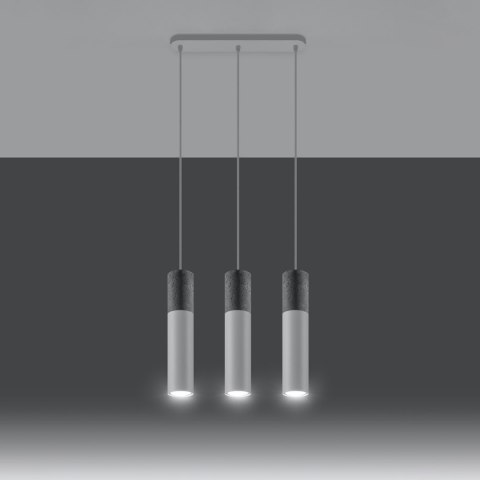 Sollux Lighting Lampa wisząca BORGIO 3L biały