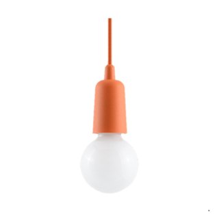 Sollux Lighting Lampa wisząca DIEGO 1 pomarańczowy