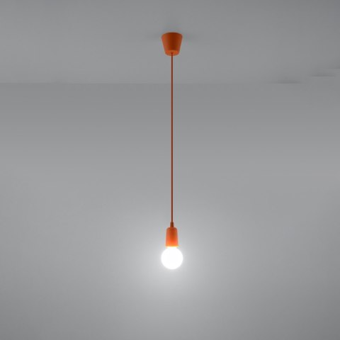Sollux Lighting Lampa wisząca DIEGO 1 pomarańczowy