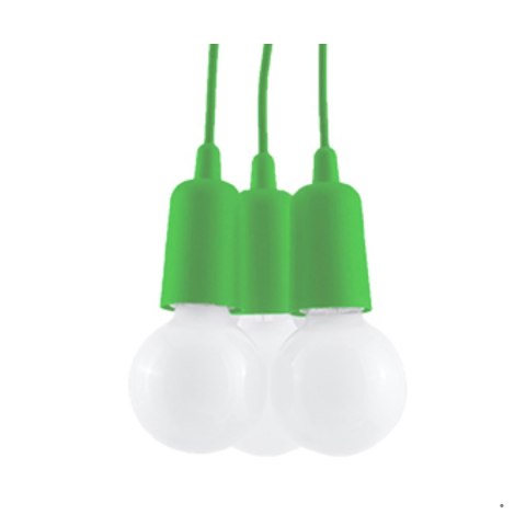Sollux Lighting Lampa wisząca DIEGO 3 zielony