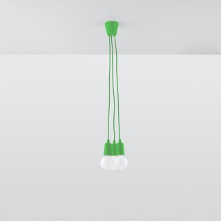 Sollux Lighting Lampa wisząca DIEGO 3 zielony
