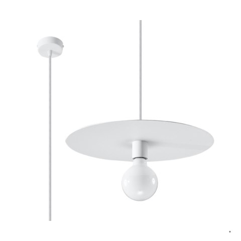 Sollux Lighting Lampa wisząca FLAVIO biała