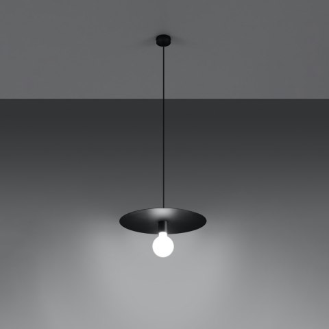 Sollux Lighting Lampa wisząca FLAVIO czarna