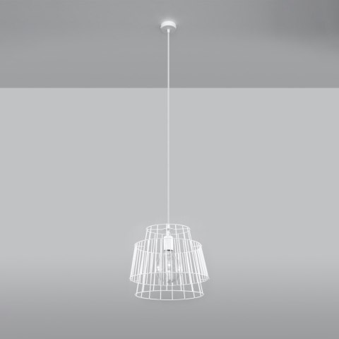 Sollux Lighting Lampa wisząca GATE biały
