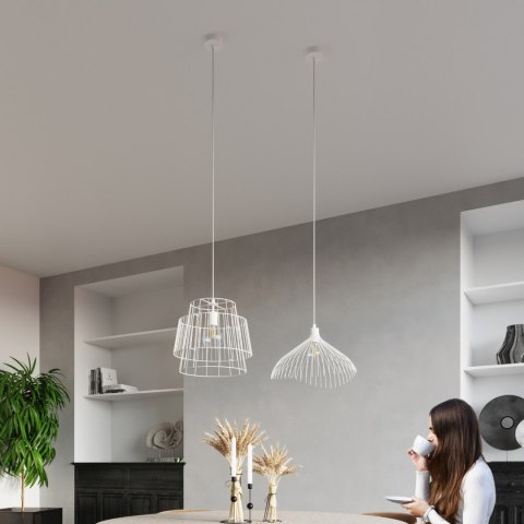 Sollux Lighting Lampa wisząca GATE biały