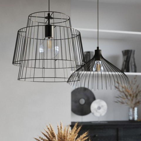 Sollux Lighting Lampa wisząca GATE czarny
