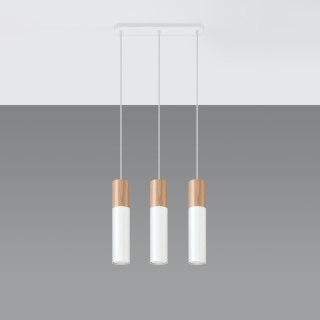 Sollux Lighting Lampa wisząca PABLO 3L biała