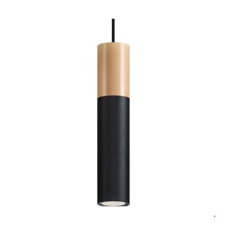 Sollux Lighting Lampa wisząca PABLO czarna