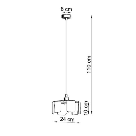 Sollux Lighting Lampa wisząca TULIP biały