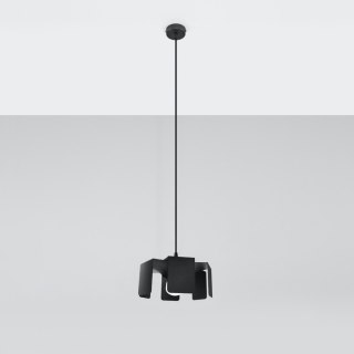 Sollux Lighting Lampa wisząca TULIP czarny