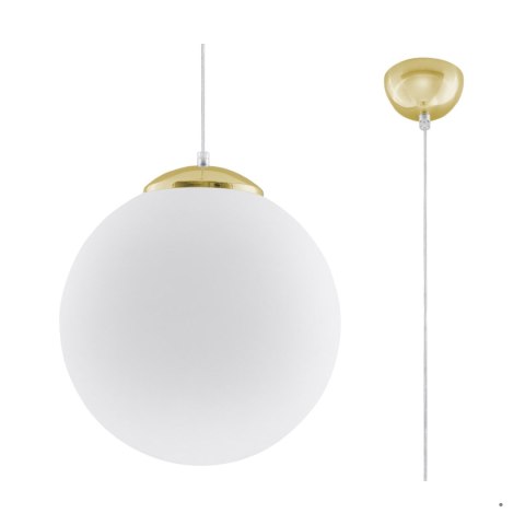 Sollux Lighting Lampa wisząca UGO 30 złota