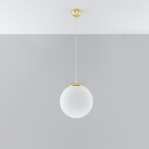 Sollux Lighting Lampa wisząca UGO 30 złota