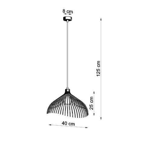 Sollux Lighting Lampa wisząca UMB biały