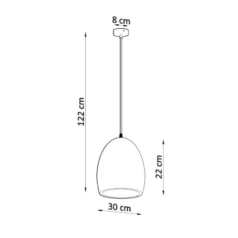 Sollux Lighting Lampa wisząca ceramiczna FLAWIUSZ