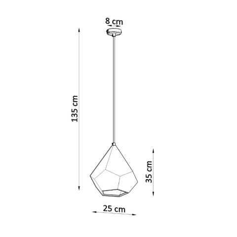Sollux Lighting Lampa wisząca ceramiczna PAVLUS