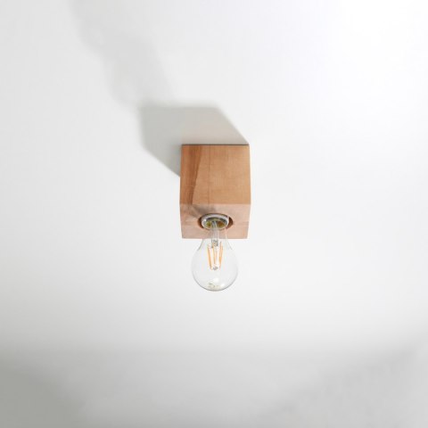 Sollux Lighting Plafon ARIZ naturalne drewno